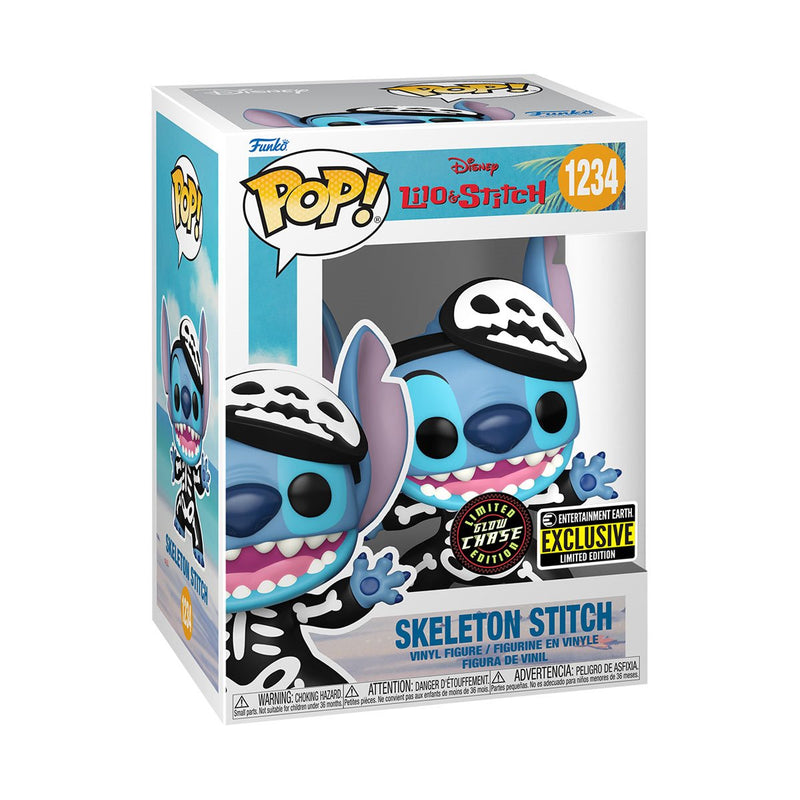 Lilo & Stitch Skeleton Stitch Funko Pop! Vinyl Figure (EE Exclusive) (CHASE) #1234