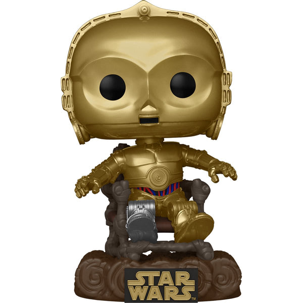 Star Wars: Return of the Jedi 40th Anniversary C-3P0 in Chair Funko Pop! Vinyl Figure #609