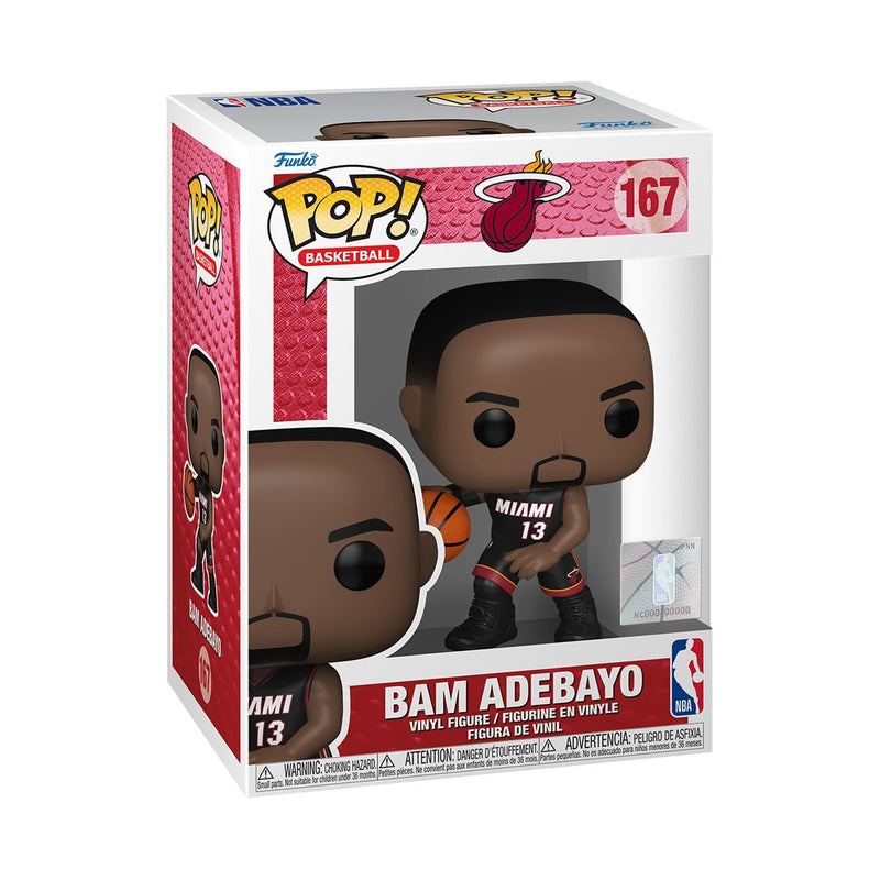 NBA Miami Heat Bam Adebayo Funko Pop! Vinyl Figure #167