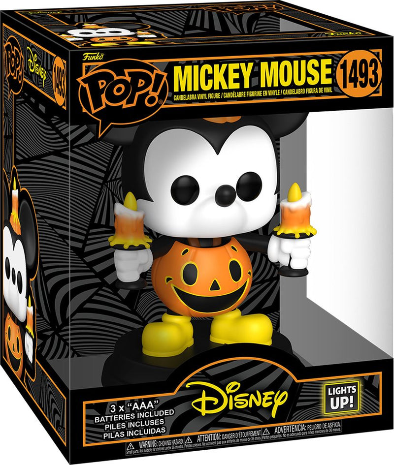 Mickey Mouse Halloween Light-Up Super Funko Pop! Vinyl Figure #1493