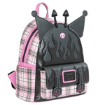 Sanrio Kuromi Flames and Plaid Mini-Backpack - EE Exclusive