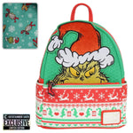 Loungefly-How the Grinch Stole Christmas Grinch Christmas Sweater Mini-Backpack - EE Exclusive
