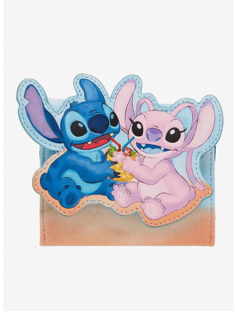 Our Universe Disney Lilo & Stitch: The Series Angel & Stitch Pineapple Small Zip Wallet