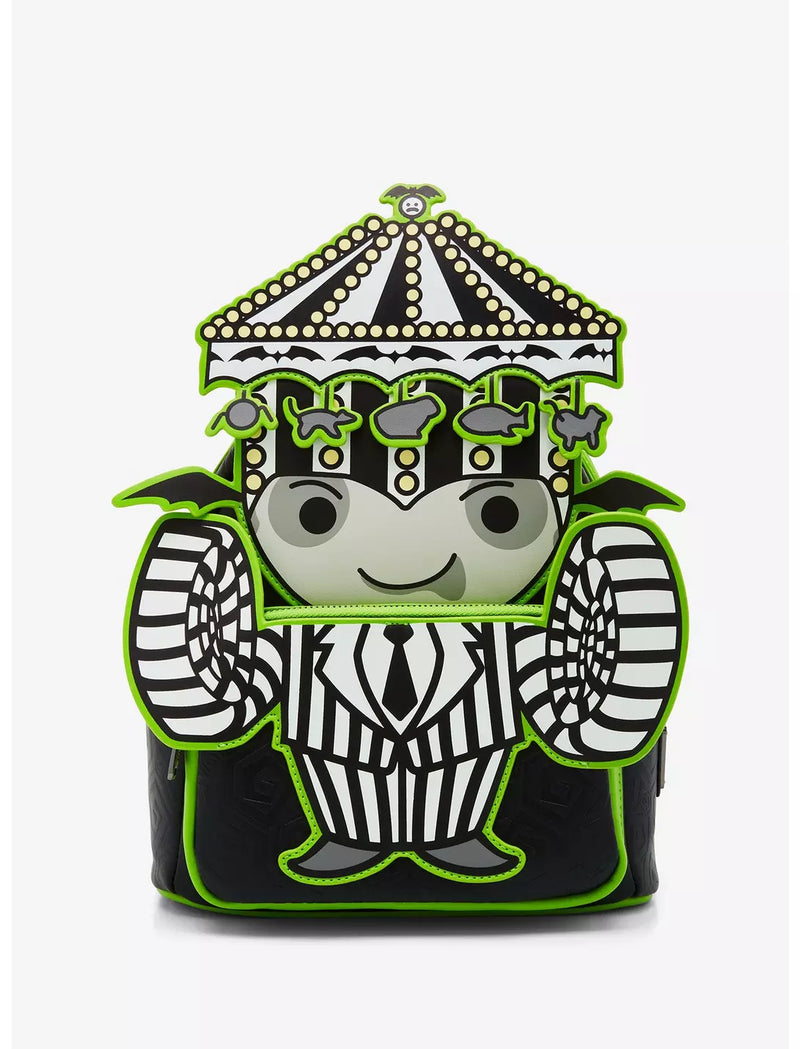 Beetlejuice Chibi Carousel Beetlejuice Glow-in-the-Dark Mini Backpack