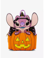 Loungefly Disney Lilo & Stitch: The Series Glow-In-The-Dark Angel Jack-o-Lantern Mini Backpack