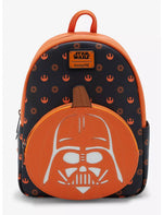 Loungefly Star Wars Darth Vader Glow-in-the-Dark Jack-o-Lantern Mini Backpack