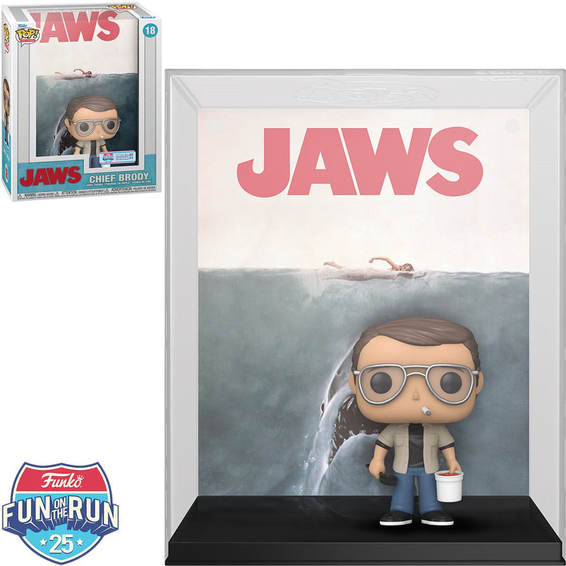 Jaws Chief Brody Funko Pop! VHS Cover Figure w/case Exclusive #18