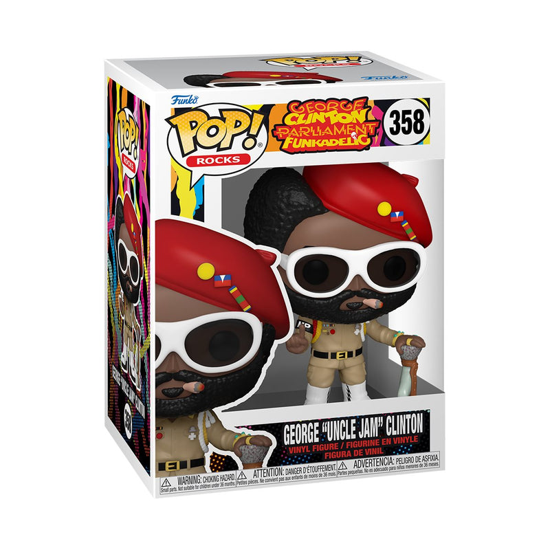 George Clinton Parliament Funkadelic George Uncle Jam Clinton Funko Pop! Vinyl Figure #358