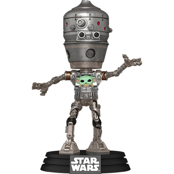 Star Wars: The Mandalorian IG-12 with Grogu Deluxe Funko Pop! #720