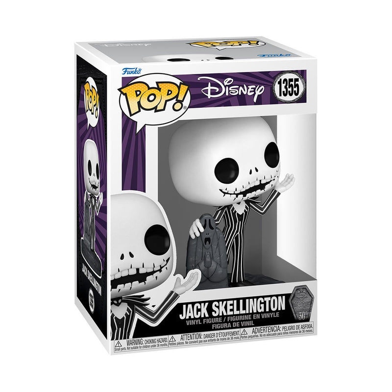 The Nightmare Before Christmas 30th Anniversary Jack Skellington w/ Gravestone Funko Pop! Vinyl Figure #1355