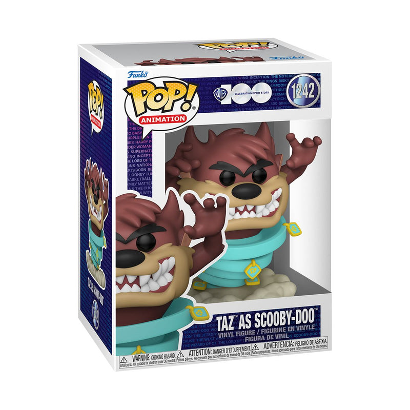 Warner Bros. 100th Anniversary Looney Tunes X Scooby-Doo Taz as Scooby-Doo Funko Pop! Vinyl Figure #1242