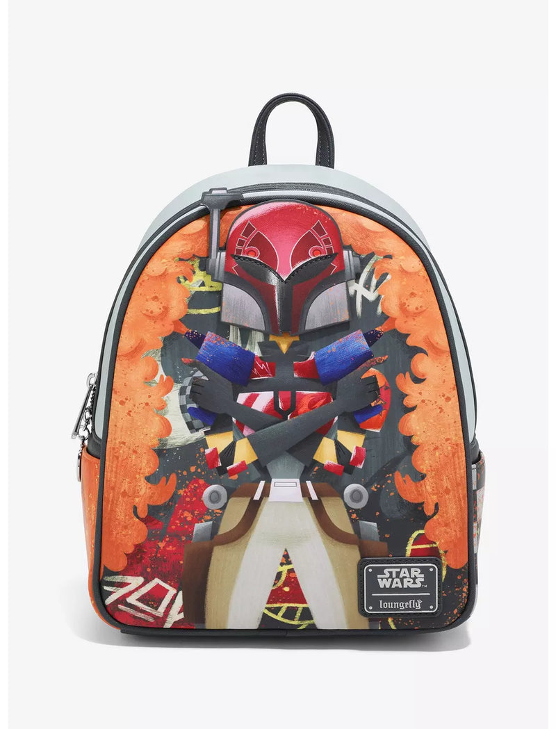 Loungefly Star Wars Sabine Spray Paint Mini Backpack