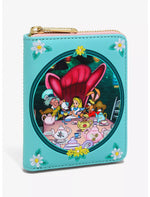 Loungefly Disney Alice in Wonderland Mad Hatter and March Hare Tea Party Wallet