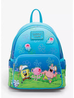 Loungefly SpongeBob SquarePants Patrick & SpongeBob Jellyfishing Mini Backpack