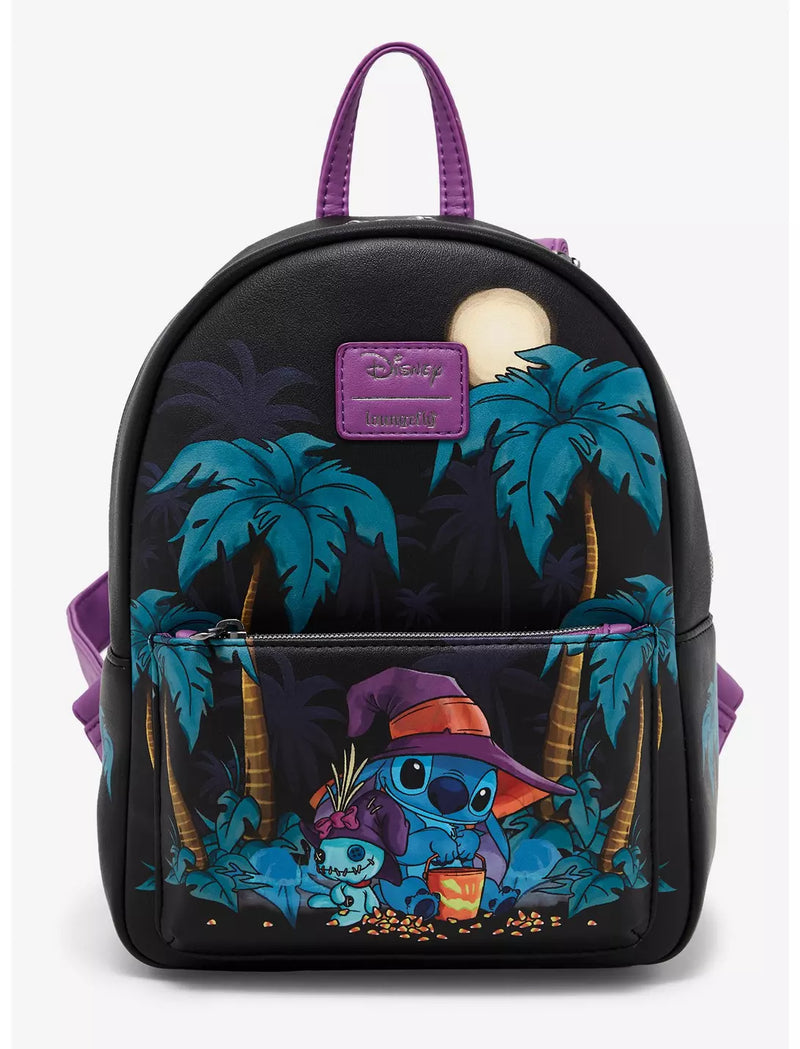 Loungefly Disney Stitch & Scrump Trick Or Treat Mini Backpack