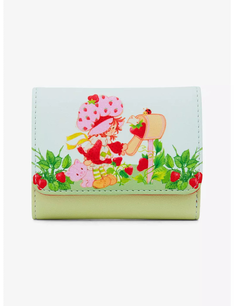 Loungefly Strawberry Shortcake Wallet Mailbox Mini Snap Closure Flap Wallet