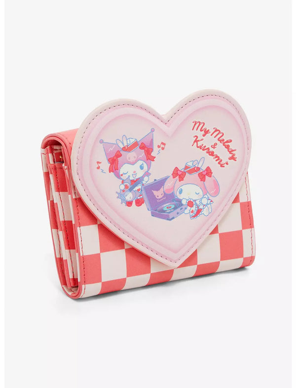 Sanrio My Melody & Kuromi Diner Zip Wallet