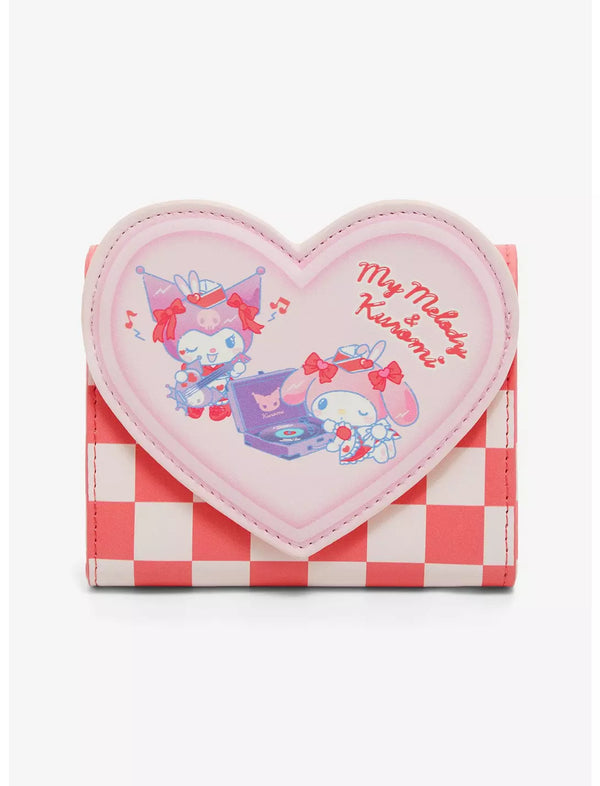 Sanrio My Melody & Kuromi Diner Zip Wallet