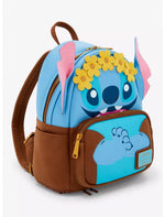 Loungefly Disney Lilo & Stitch Flower Crown Stitch Figural Mini Backpack