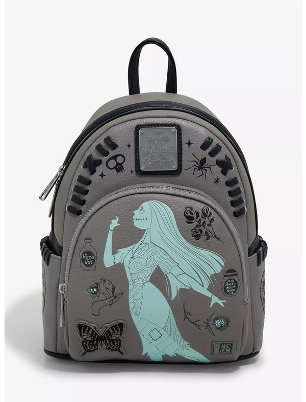 Loungefly Disney The Nightmare Before Christmas Sally Icons Mini Backpack
