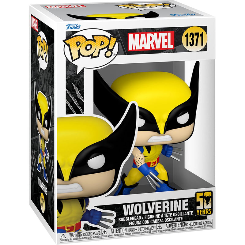 Wolverine 50th Anniversary Wolverine (Classic) Funko Pop! Vinyl Figure #1371