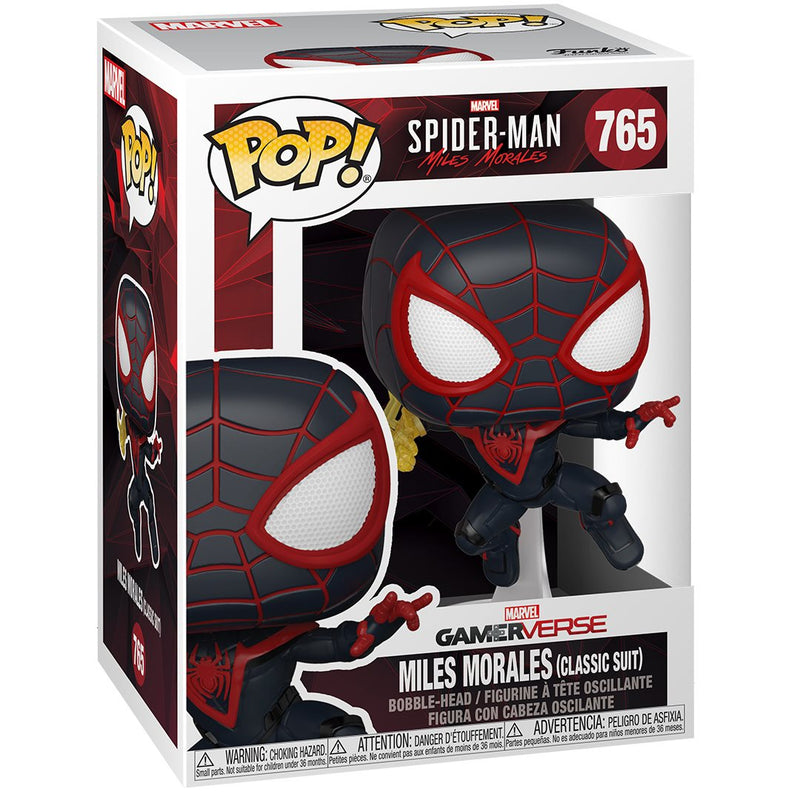 Spider-Man Miles Morales (Classic Suit) Pop! Vinyl Figure #765