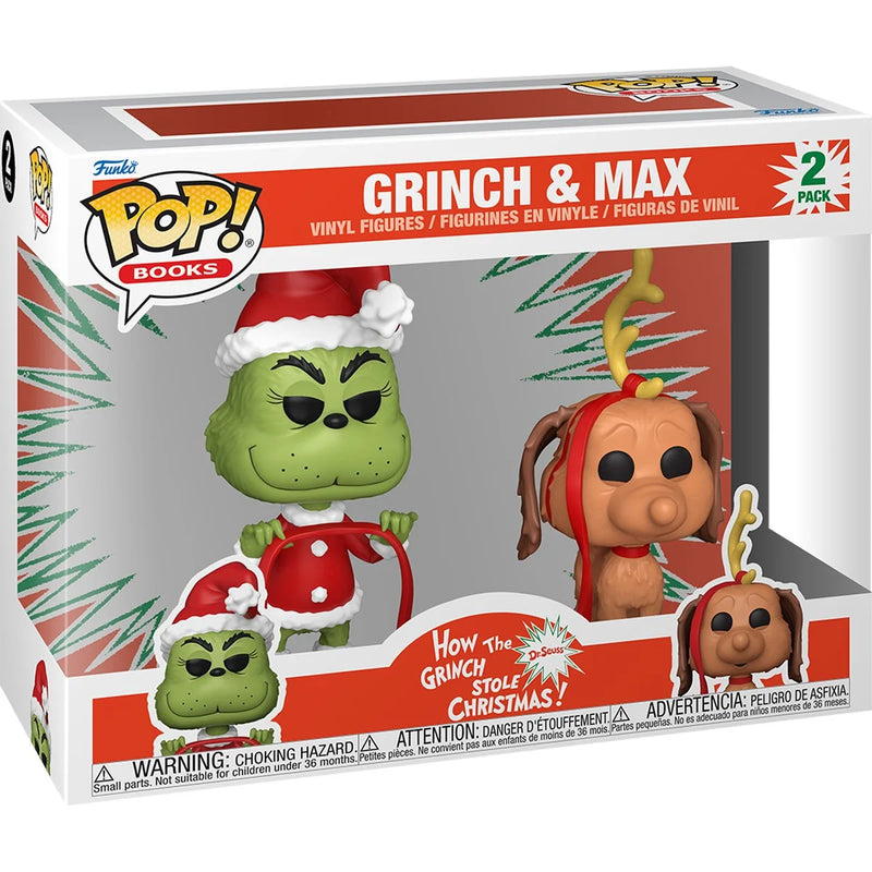 How the Grinch Stole Christmas Grinch and Max Funko Pop! Vinyl Figure 2-Pack