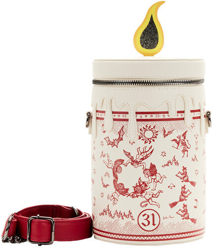 LOUNGEFLY DISNEY: HOCUS POCUS - BLACK FLAME CANDLE CROSSBODY