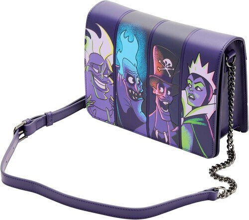LOUNGEFLY DISNEY: VILLAINS IN THE DARK CROSS BODY BAG
