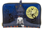 LOUNGEFLY THE NIGHTMARE BEFORE CHRISTMAS: JACK SKELLINGTON HOUSE ZIP AROUND WALLET