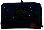 LOUNGEFLY THE NIGHTMARE BEFORE CHRISTMAS: JACK SKELLINGTON HOUSE ZIP AROUND WALLET