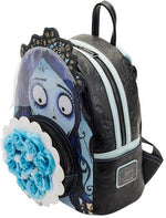 LOUNGEFLY THE CORPSE BRIDE: EMILY BOUQUET MINI BACKPACK