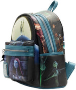LOUNGEFLY NIGHTMARE BEFORE CHRISTMAS: FINAL FRAME MINI BACKPACK