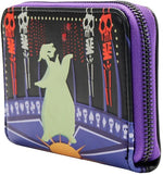 LOUNGEFLY NIGHTMARE BEFORE CHRISTMAS: LOCK SHOCK BARREL OOGIE BOOGIE ZIP AROUND WALLET