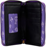 LOUNGEFLY NIGHTMARE BEFORE CHRISTMAS: LOCK SHOCK BARREL OOGIE BOOGIE ZIP AROUND WALLET