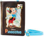LOUNGEFLY DISNEY: CLASSIC BOOKS PINOCCHIO CONVERTIBLE CROSS BODY BAG