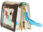 LOUNGEFLY DISNEY: CLASSIC BOOKS PINOCCHIO CONVERTIBLE CROSS BODY BAG