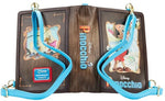 LOUNGEFLY DISNEY: CLASSIC BOOKS PINOCCHIO CONVERTIBLE CROSS BODY BAG