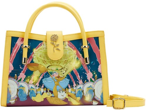LOUNGEFLY DISNEY: BEAUTY AND THE BEAST -BELLE PRINCESS SCENE CROSS BODY BAG