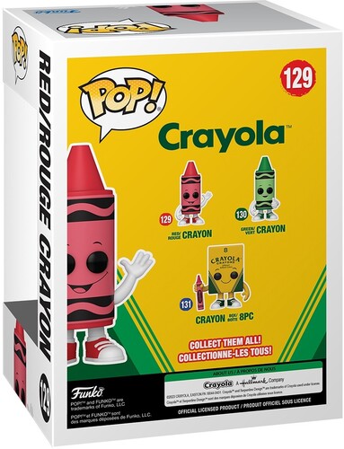 FUNKO POP! VINYL: Crayola - Red Crayon #129