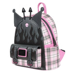 Sanrio Kuromi Flames and Plaid Mini-Backpack - EE Exclusive