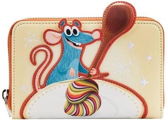 LOUNGEFLY DISNEY: PIXAR MOMENTS - RATATOUILLE DISH ZIP AROUND WALLET