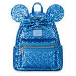 Minnie Mouse Sequined Loungefly Mini Backpack – Hydrangea
