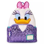 Daisy Duck 85th Anniversary Loungefly Sequin Mini Backpac