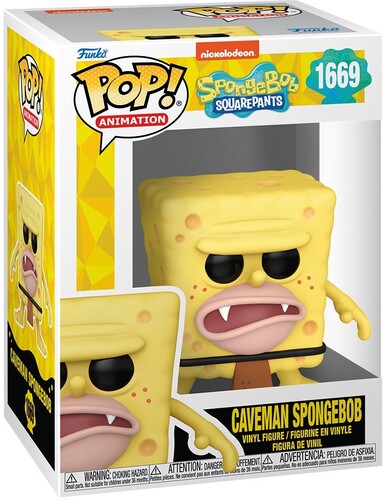 FUNKO POP! SpongeBob SquarePants - Caveman SpongeBob (25th Anniversary) #1669