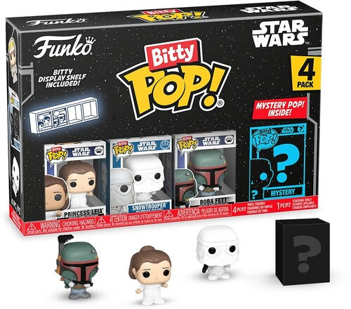 FUNKO Bitty POP!: Star Wars: The Empire Strikes Back S2 - Leia 4-Pack