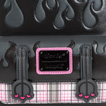 Sanrio Kuromi Flames and Plaid Mini-Backpack - EE Exclusive