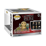 Star Wars: Return of the Jedi 40th Anniversary Jabba and Salacious Crumb Deluxe Funko Pop! Vinyl Figure #611