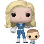 The Fantastic Four: First Steps Invisible Woman & Franklin Funko Pop! Vinyl Figure and Buddy #1514