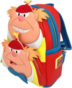Loungefly Exclusive Alice in Wonderland Tweedle Dee and Tweedle Dum Double Strap Shoulder Backpack